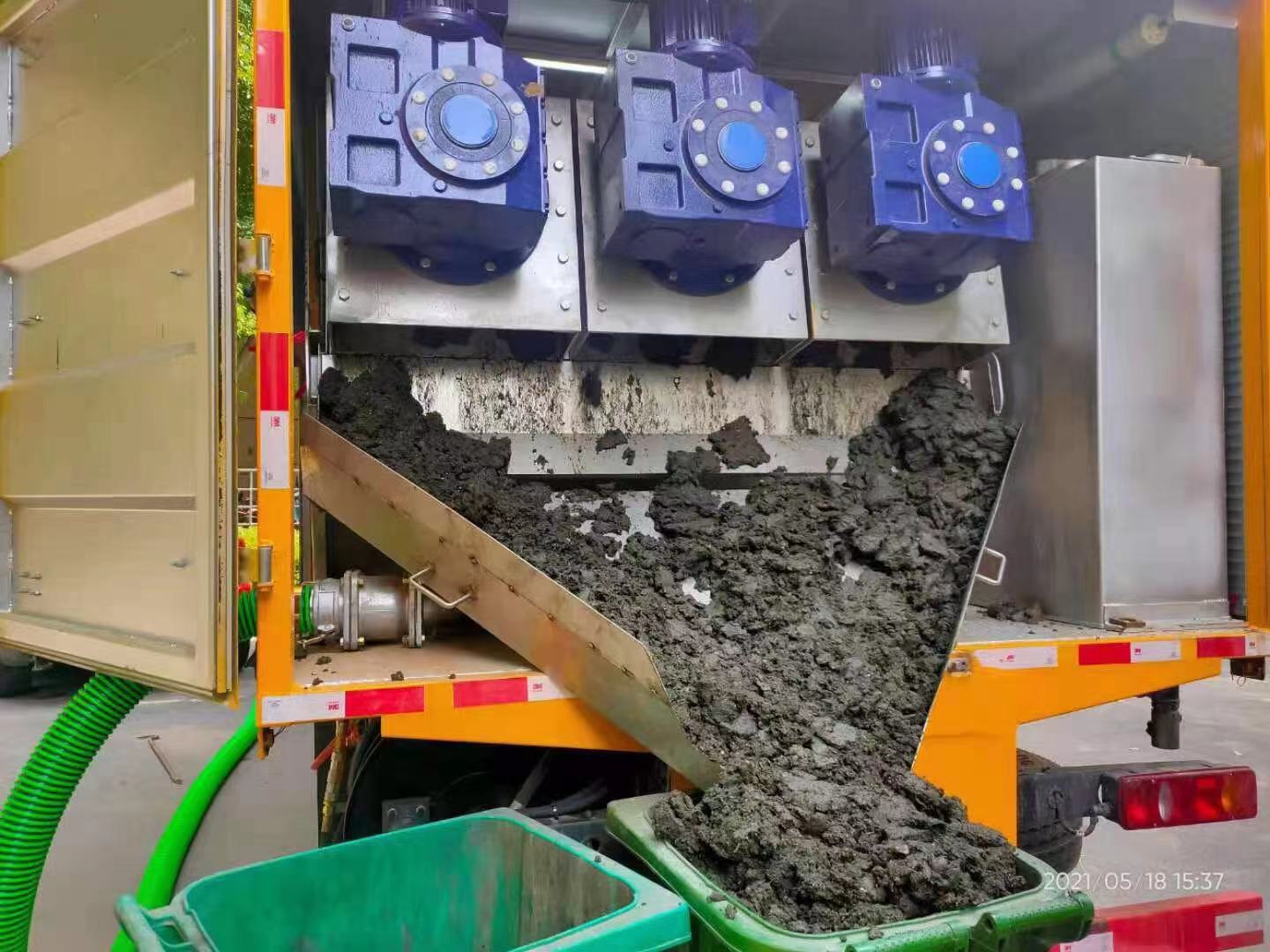 翁田镇化粪池清掏城市维护站-泥浆净化干湿分离处理