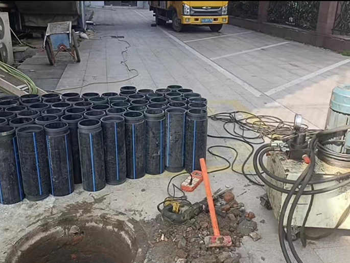 翁田镇PE置换管厂家 DN315置换管 非开挖管短管置换